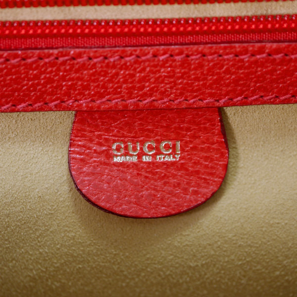 OLD Gucci 総革ショルダー付ブリーフケース（赤） | Vintage Shop Rococo