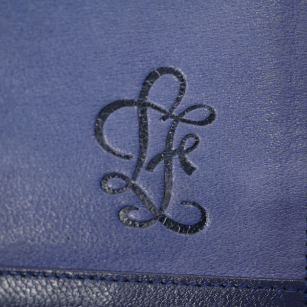 Louis Feraud 総革製がま口長財布（青） | Vintage Shop Rococo