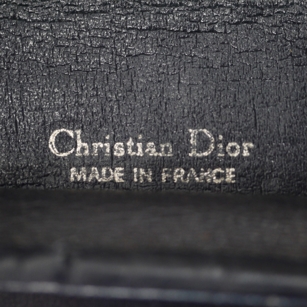 OLD Dior トロッター柄ジャガード長財布青   Vintage Shop