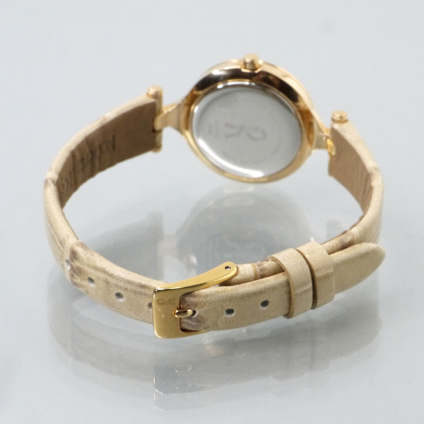 Roberta シェル盤スワロフスキー腕時計（白） | Vintage Shop Rococo