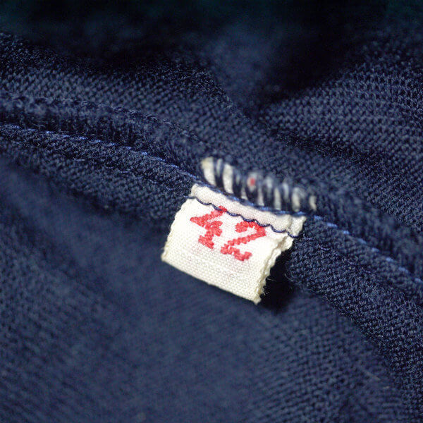 HERMES ベルギー製vintage長袖シャツ（紺） | Vintage Shop 