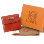 LOEWE ベラスケス ２つ折り財布（赤） | Vintage Shop