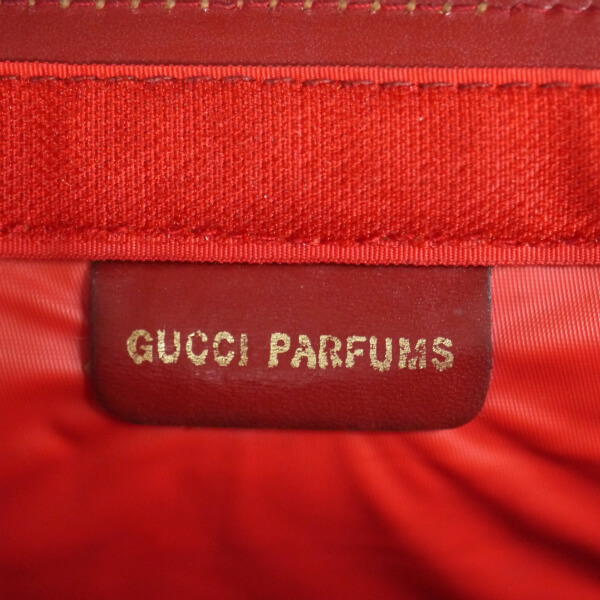 OLD Gucci PARFUM レア!!シェリークラッチバッグ（赤） | Vintage Shop 