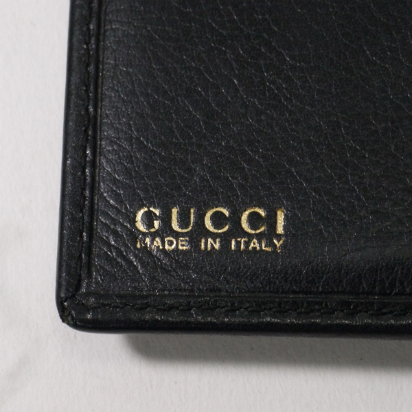 OLD Gucci 総革ホースビット折財布（黒） | Vintage Shop Rococo