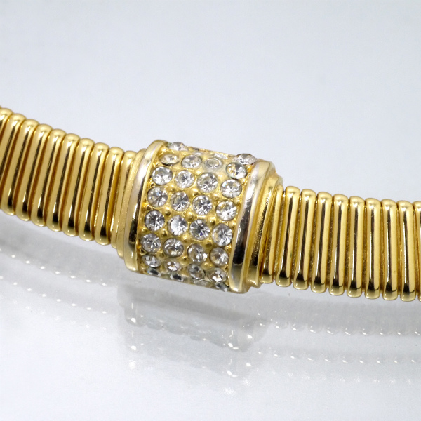 OLD Dior ゴールドのチョーカーネックレス | Vintage Shop 