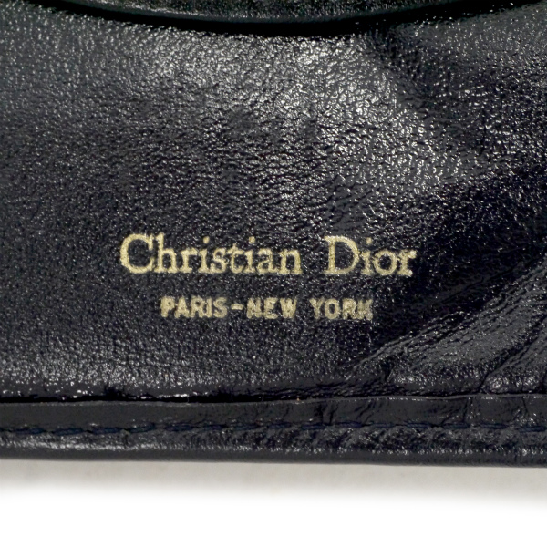 OLD Dior トロッター柄キャンバスレザー長財布（青） | Vintage Shop 