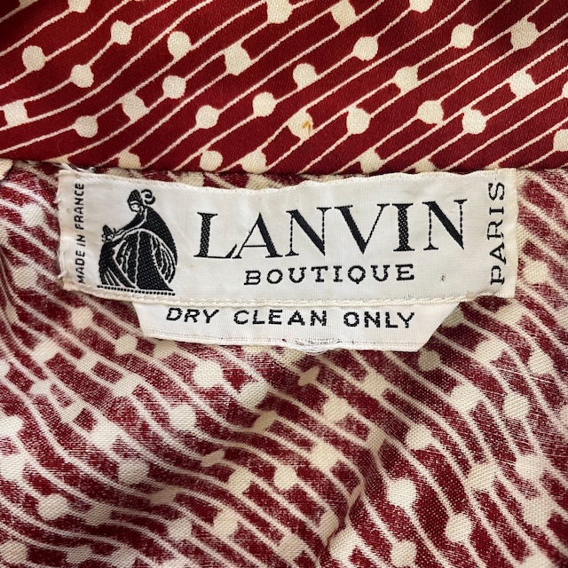LANVIN boutique ヴィンテージドレス