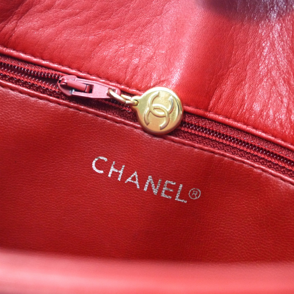 CHANELマトラッセ チェーントートバッグ（赤） | Vintage Shop